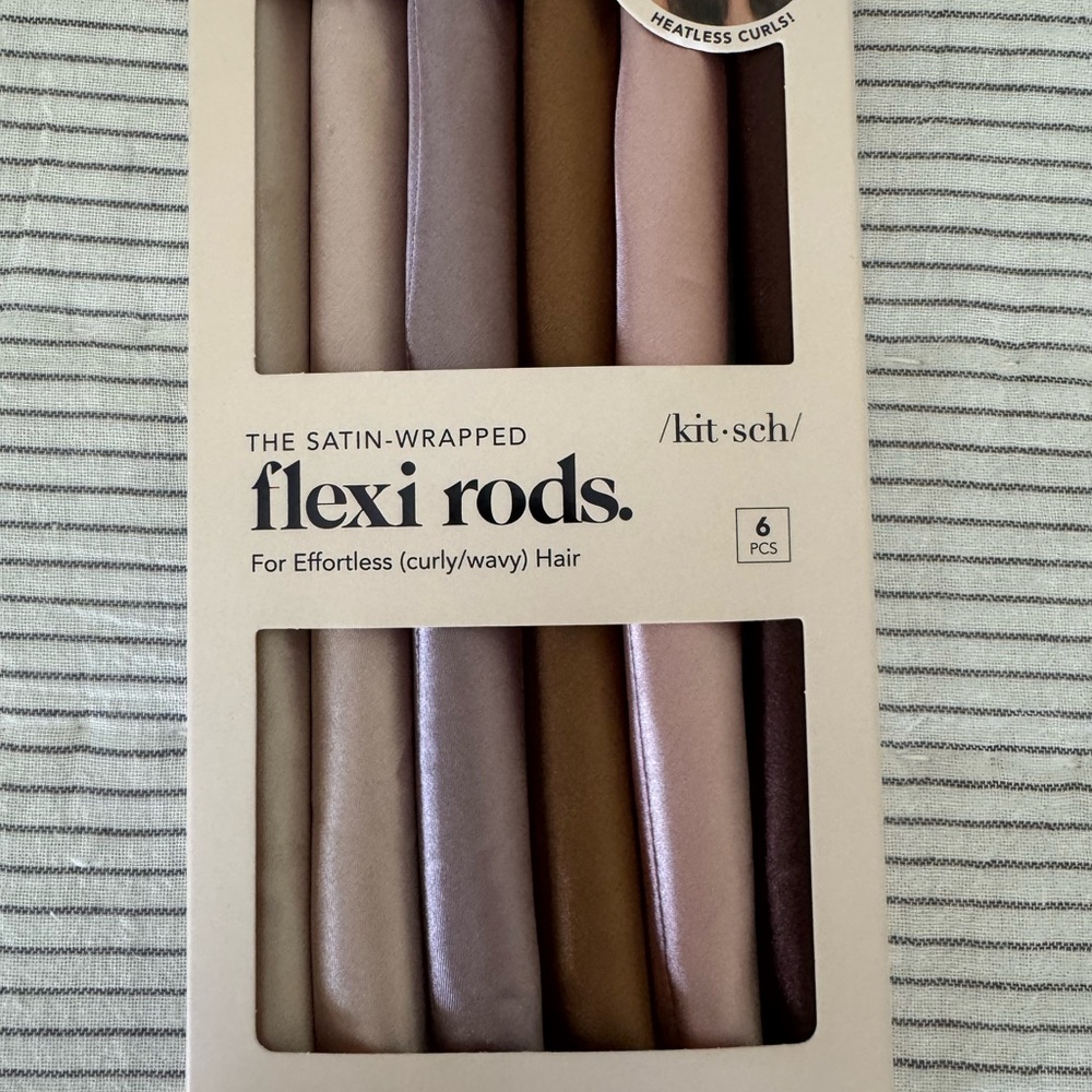 Kitsch Satin Flexi Rods - Neutral Shades